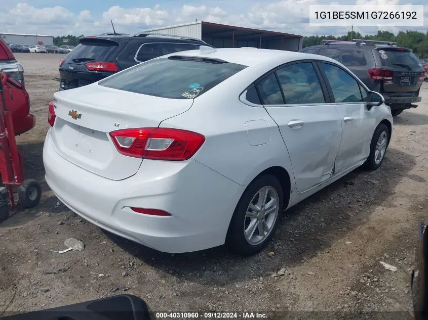 1G1BE5SM1G7266192 2016 Chevrolet Cruze Lt Auto