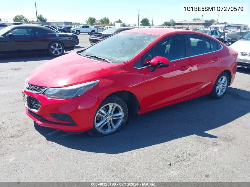 2016 Chevrolet Cruze Lt Auto VIN: 1G1BE5SM1G7270579 Lot: 40325199