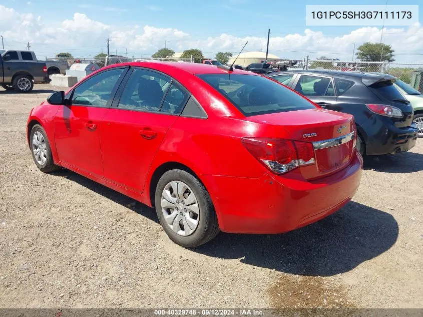 1G1PC5SH3G7111173 2016 Chevrolet Cruze Limited Ls Auto