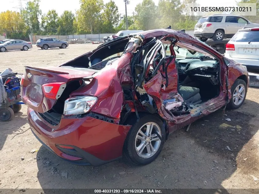 2016 Chevrolet Cruze Lt Auto VIN: 1G1BE5SM3G7310211 Lot: 40331293