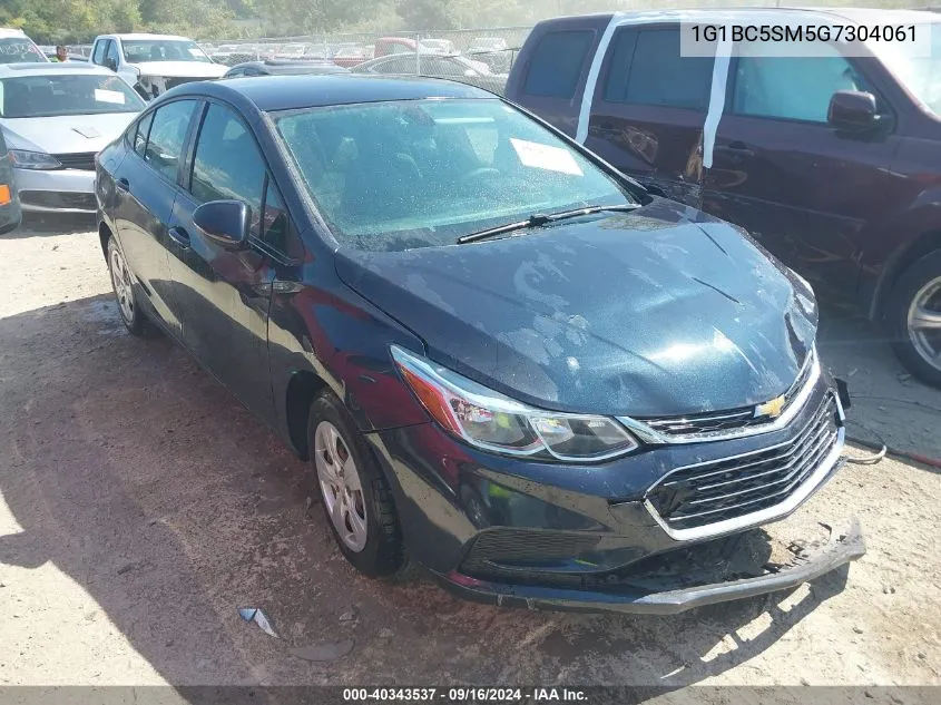 1G1BC5SM5G7304061 2016 Chevrolet Cruze Ls Auto