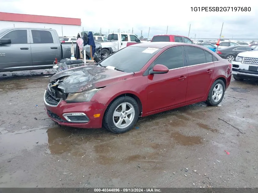 2016 Chevrolet Cruze Limited 1Lt Auto VIN: 1G1PE5SB2G7197680 Lot: 40344896