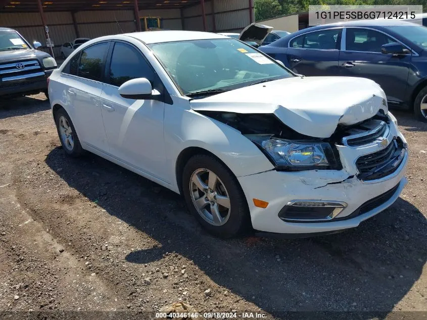 2016 Chevrolet Cruze Limited 1Lt Auto VIN: 1G1PE5SB6G7124215 Lot: 40346146