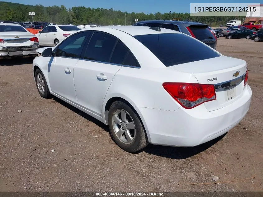 1G1PE5SB6G7124215 2016 Chevrolet Cruze Limited 1Lt Auto