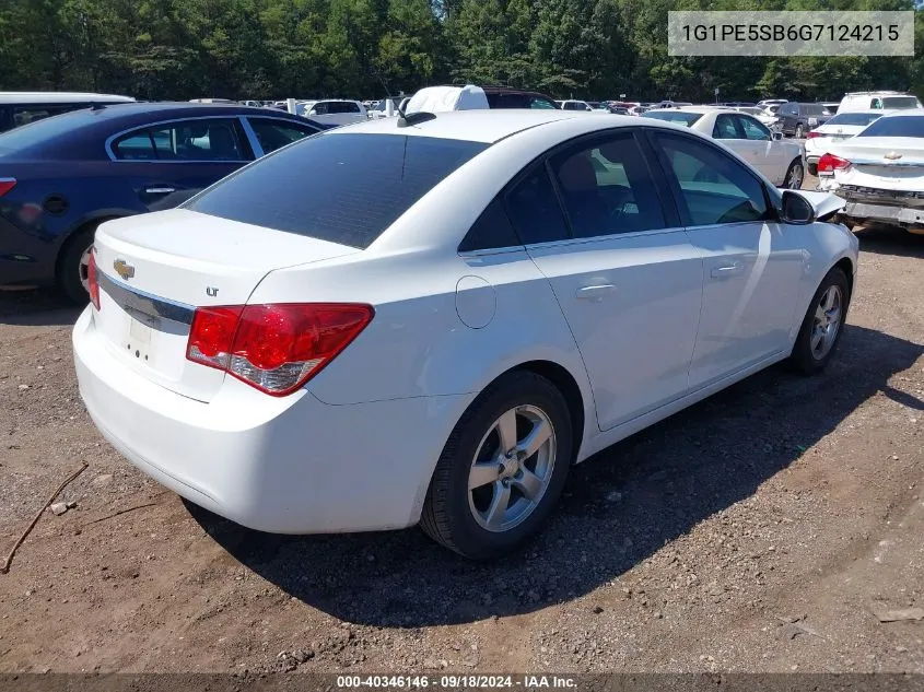 2016 Chevrolet Cruze Limited 1Lt Auto VIN: 1G1PE5SB6G7124215 Lot: 40346146