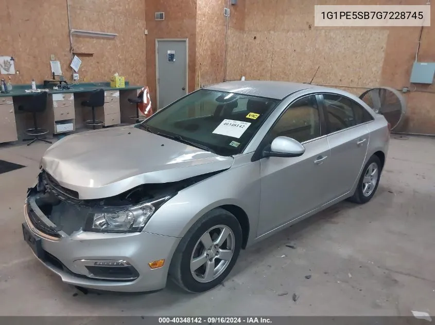 1G1PE5SB7G7228745 2016 Chevrolet Cruze Limited Lt