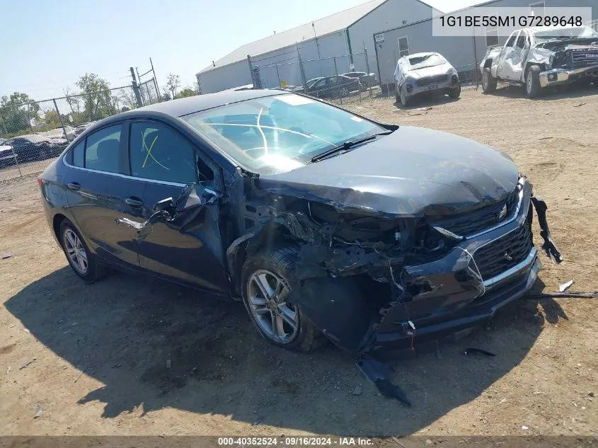 2016 Chevrolet Cruze Lt Auto VIN: 1G1BE5SM1G7289648 Lot: 40352524