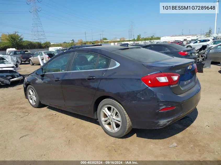 2016 Chevrolet Cruze Lt Auto VIN: 1G1BE5SM1G7289648 Lot: 40352524