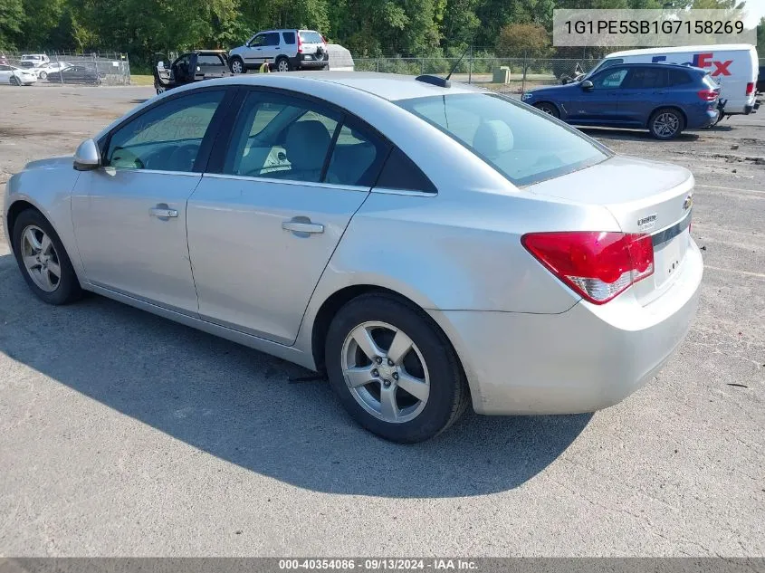 1G1PE5SB1G7158269 2016 Chevrolet Cruze Limited 1Lt Auto