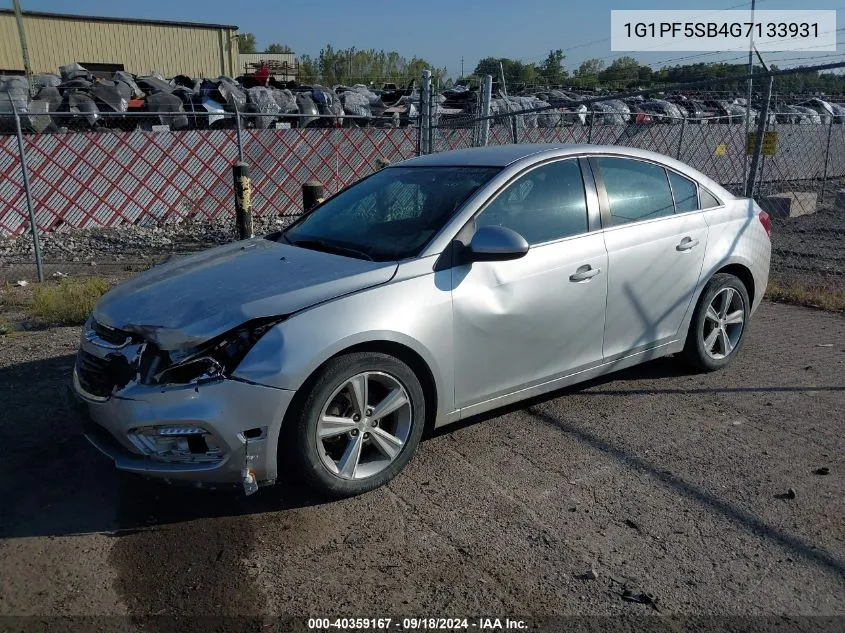 2016 Chevrolet Cruze Limited Lt VIN: 1G1PF5SB4G7133931 Lot: 40359167