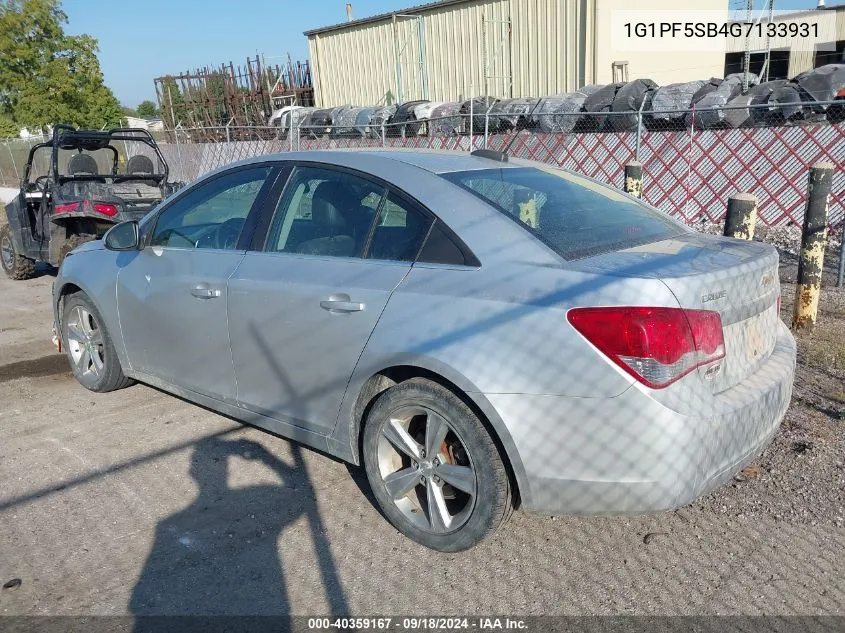 2016 Chevrolet Cruze Limited Lt VIN: 1G1PF5SB4G7133931 Lot: 40359167