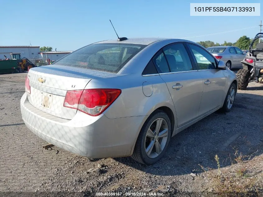 2016 Chevrolet Cruze Limited Lt VIN: 1G1PF5SB4G7133931 Lot: 40359167