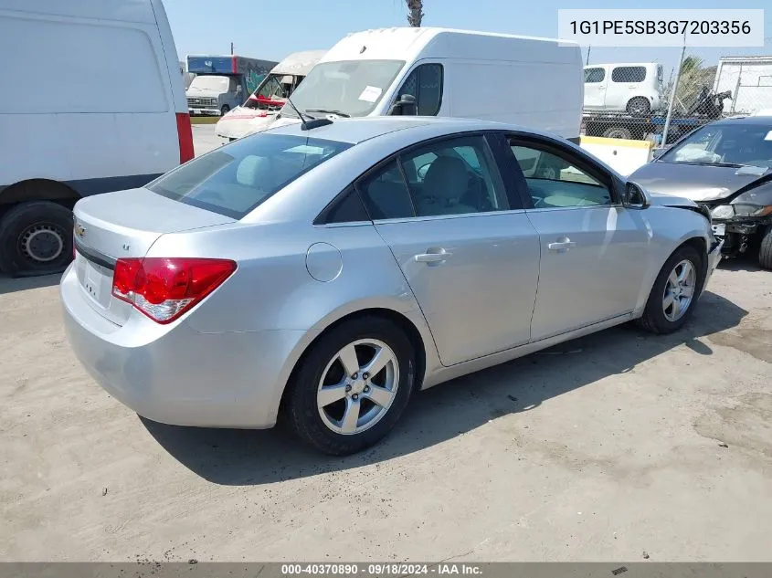 1G1PE5SB3G7203356 2016 Chevrolet Cruze Limited 1Lt Auto