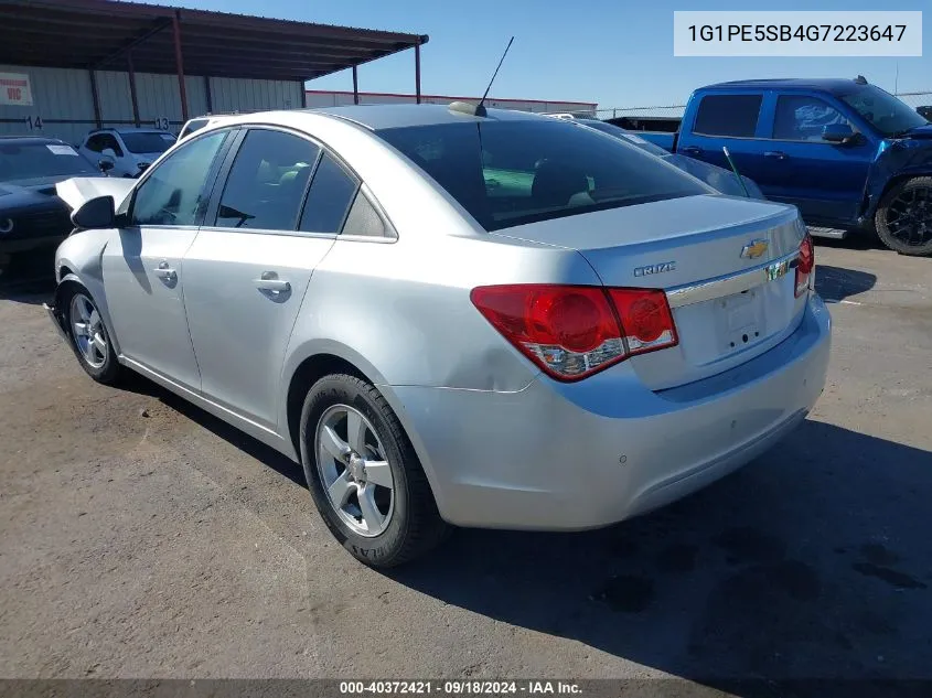 1G1PE5SB4G7223647 2016 Chevrolet Cruze Limited 1Lt Auto