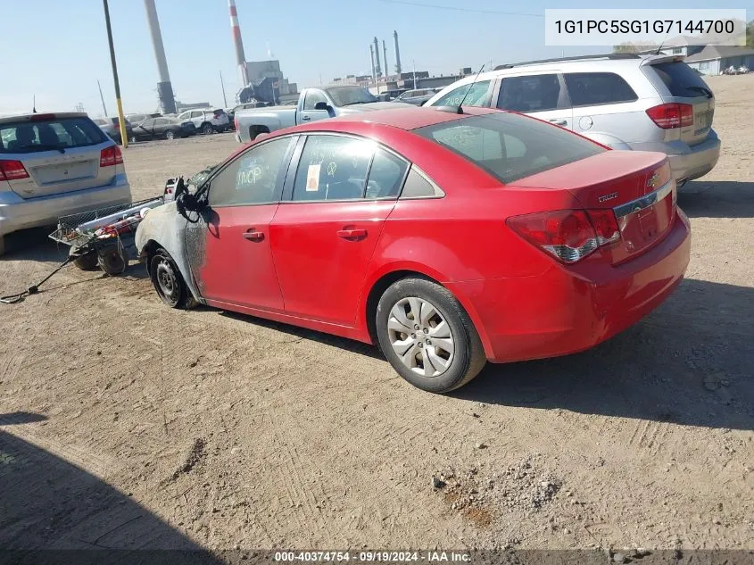 2016 Chevrolet Cruze Limited Ls Auto VIN: 1G1PC5SG1G7144700 Lot: 40374754