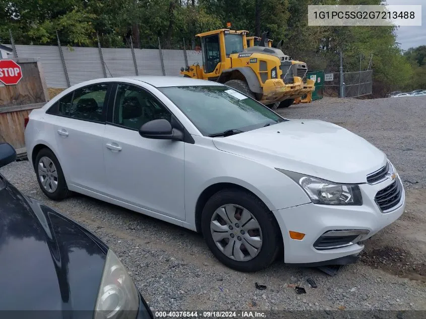 1G1PC5SG2G7213488 2016 Chevrolet Cruze Limited Ls Auto