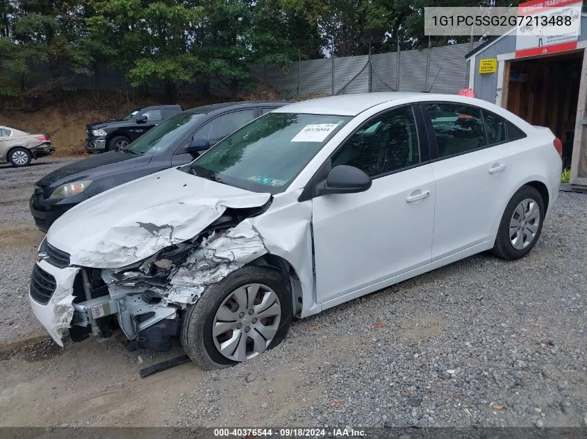 2016 Chevrolet Cruze Limited Ls Auto VIN: 1G1PC5SG2G7213488 Lot: 40376544