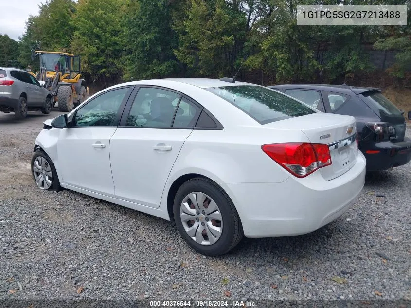 2016 Chevrolet Cruze Limited Ls Auto VIN: 1G1PC5SG2G7213488 Lot: 40376544