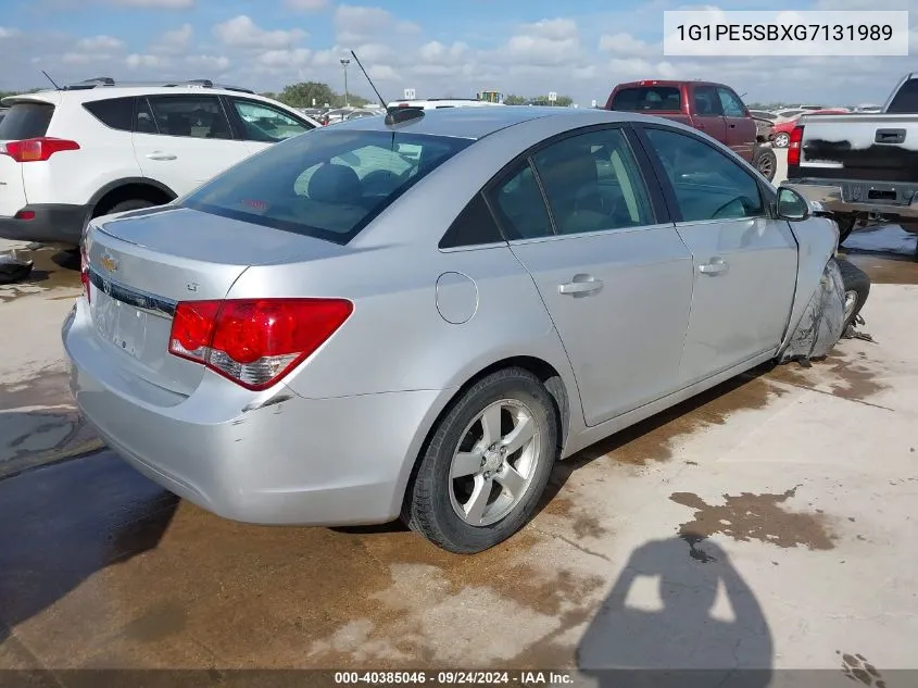 2016 Chevrolet Cruze Limited Lt VIN: 1G1PE5SBXG7131989 Lot: 40385046