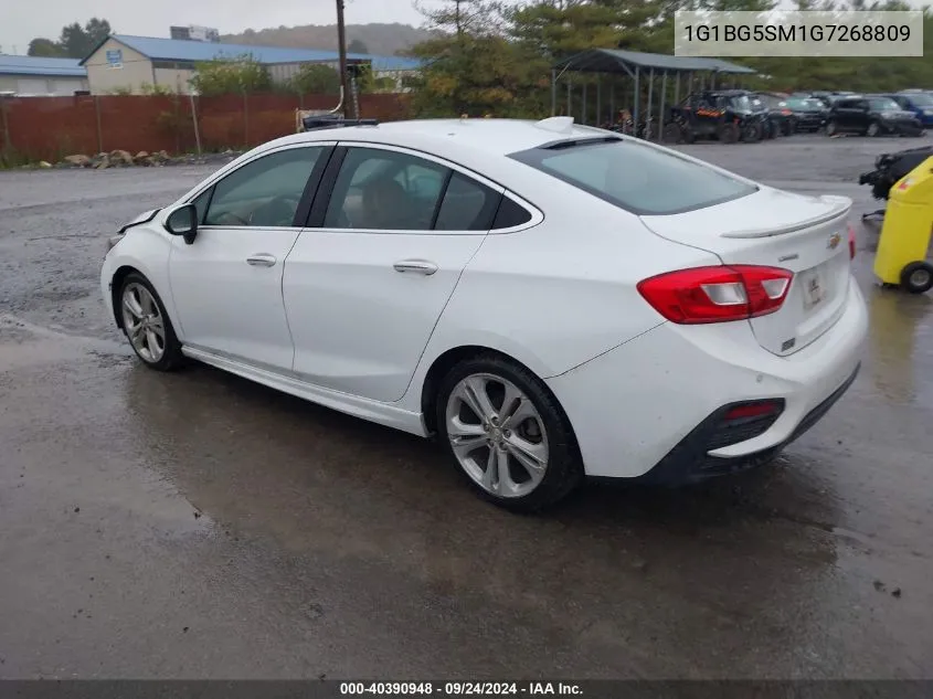 1G1BG5SM1G7268809 2016 Chevrolet Cruze Premier