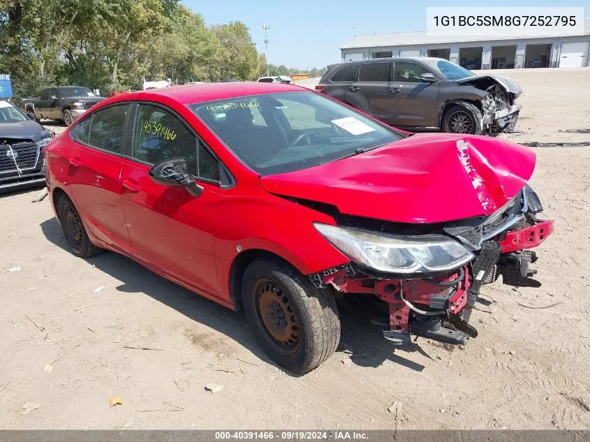 1G1BC5SM8G7252795 2016 Chevrolet Cruze Ls Auto