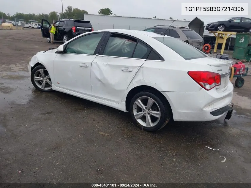 2016 Chevrolet Cruze Limited 2Lt Auto VIN: 1G1PF5SB3G7214306 Lot: 40401101