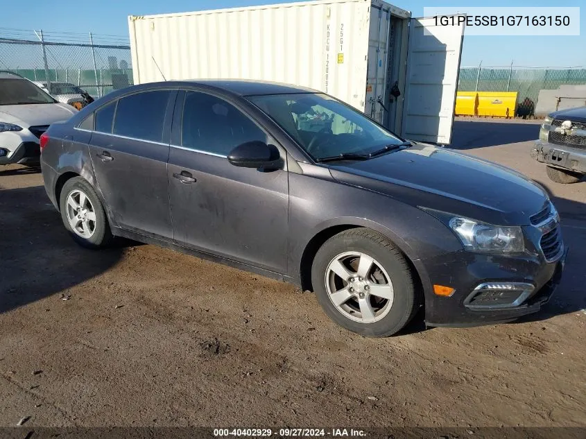 2016 Chevrolet Cruze Limited 1Lt Auto VIN: 1G1PE5SB1G7163150 Lot: 40402929