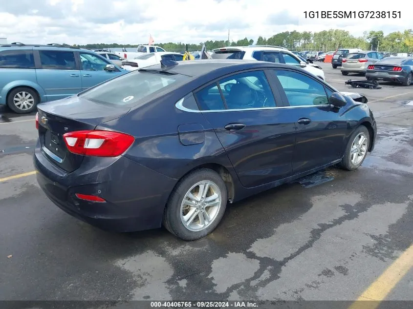 1G1BE5SM1G7238151 2016 Chevrolet Cruze Lt Auto