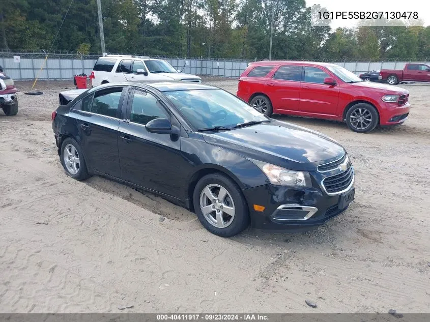 1G1PE5SB2G7130478 2016 Chevrolet Cruze Limited 1Lt Auto