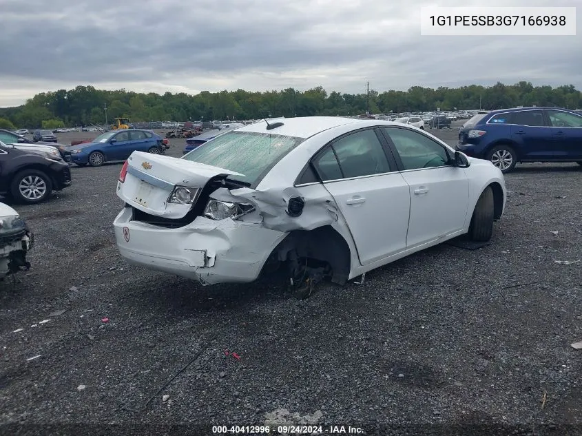 2016 Chevrolet Cruze Limited Lt VIN: 1G1PE5SB3G7166938 Lot: 40412996