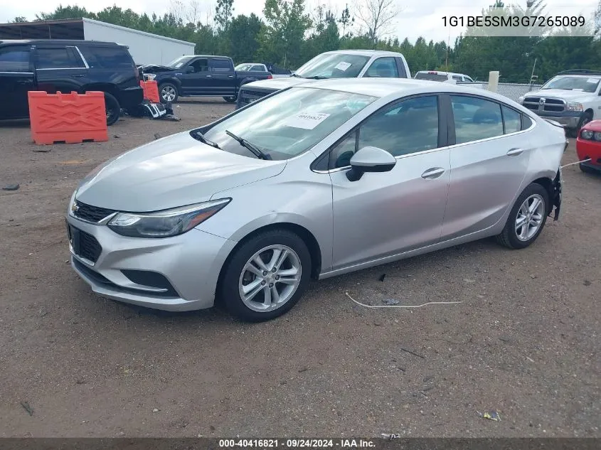 2016 Chevrolet Cruze Lt Auto VIN: 1G1BE5SM3G7265089 Lot: 40416821