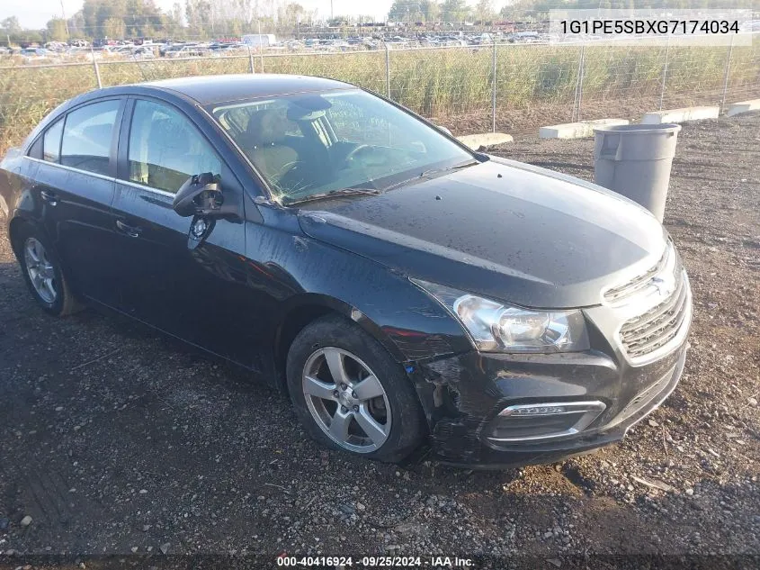 2016 Chevrolet Cruze Limited 1Lt Auto VIN: 1G1PE5SBXG7174034 Lot: 40416924