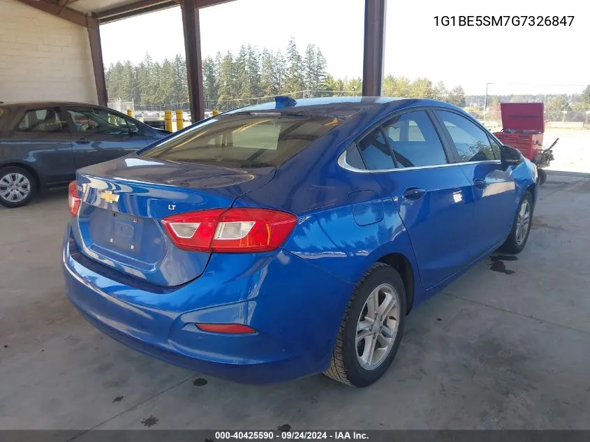 2016 Chevrolet Cruze Lt VIN: 1G1BE5SM7G7326847 Lot: 40425590