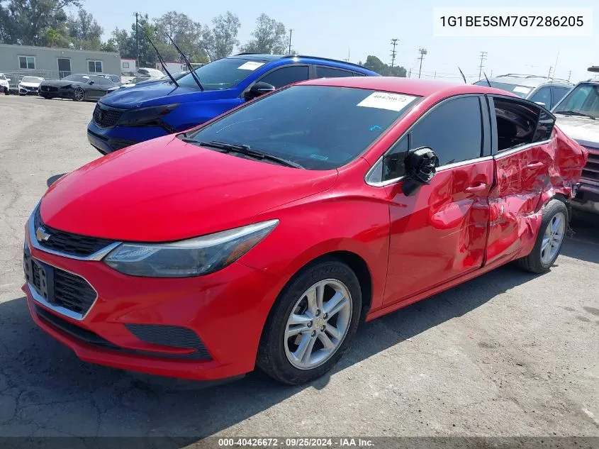 1G1BE5SM7G7286205 2016 Chevrolet Cruze Lt Auto