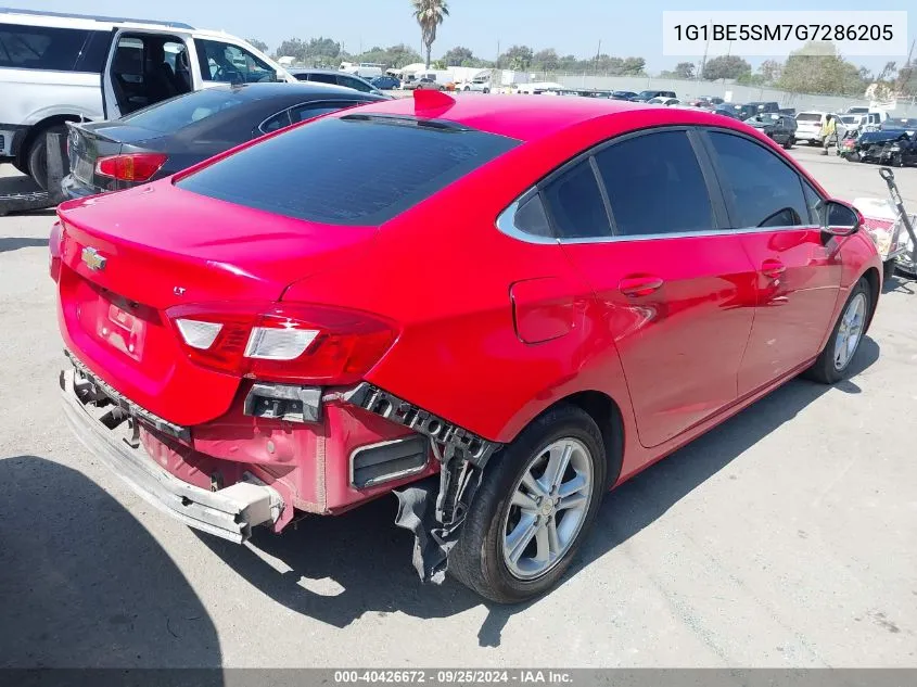 1G1BE5SM7G7286205 2016 Chevrolet Cruze Lt Auto