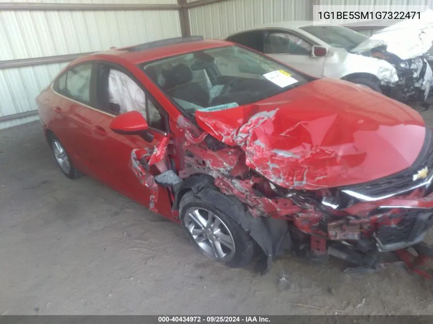 1G1BE5SM1G7322471 2016 Chevrolet Cruze Lt Auto