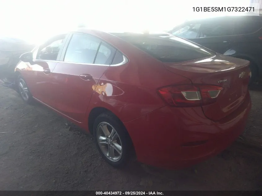 1G1BE5SM1G7322471 2016 Chevrolet Cruze Lt Auto