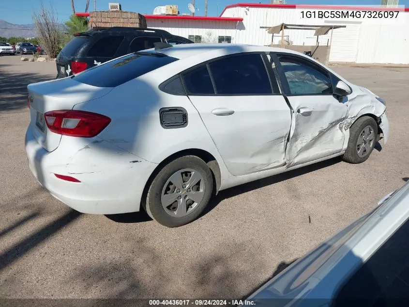 2016 Chevrolet Cruze Ls Auto VIN: 1G1BC5SM4G7326097 Lot: 40436017