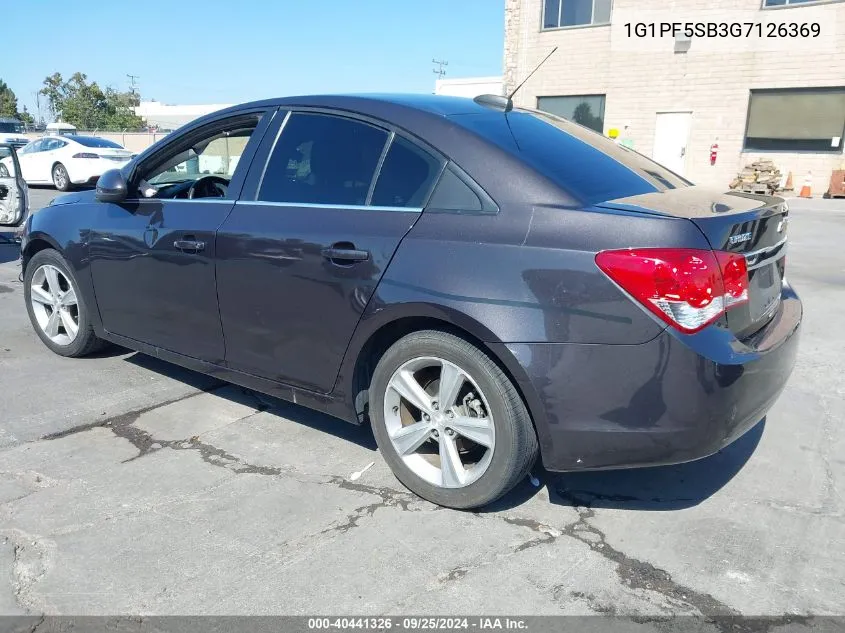 1G1PF5SB3G7126369 2016 Chevrolet Cruze Limited 2Lt Auto