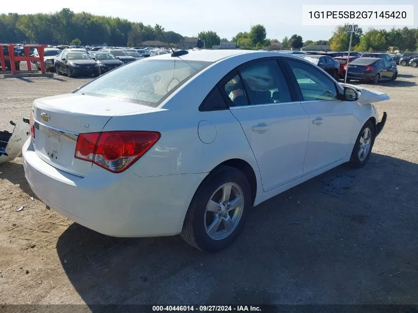 2016 Chevrolet Cruze Limited 1Lt Auto VIN: 1G1PE5SB2G7145420 Lot: 40446014