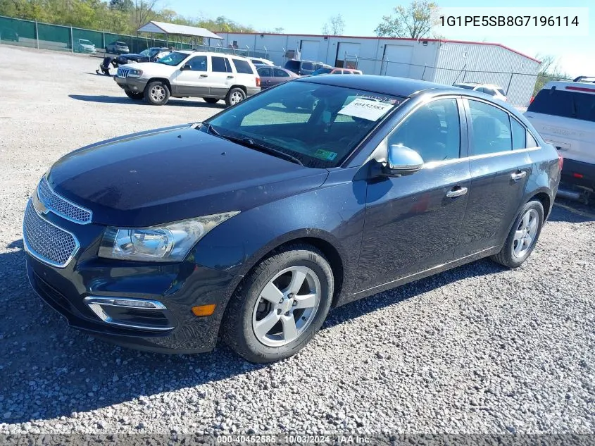 2016 Chevrolet Cruze Limited 1Lt Auto VIN: 1G1PE5SB8G7196114 Lot: 40452585