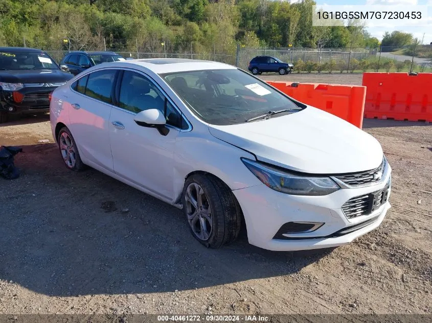 2016 Chevrolet Cruze Premier VIN: 1G1BG5SM7G7230453 Lot: 40461272