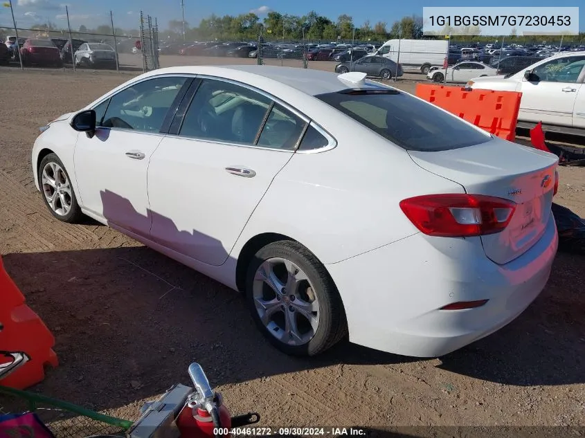 2016 Chevrolet Cruze Premier VIN: 1G1BG5SM7G7230453 Lot: 40461272