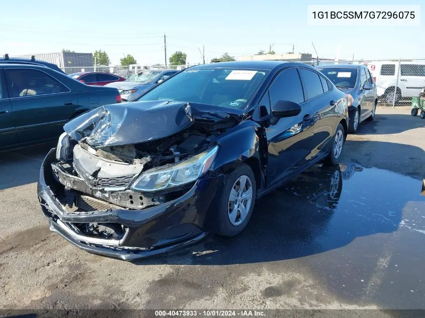 2016 Chevrolet Cruze Ls Auto VIN: 1G1BC5SM7G7296075 Lot: 40473933