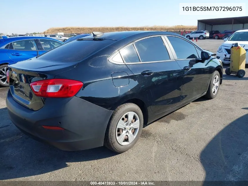 2016 Chevrolet Cruze Ls Auto VIN: 1G1BC5SM7G7296075 Lot: 40473933