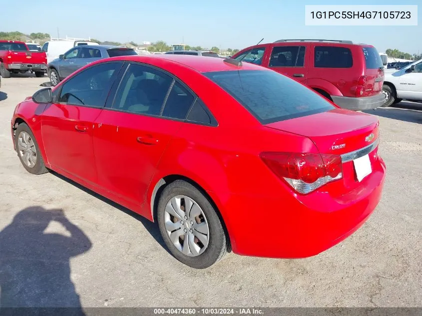 2016 Chevrolet Cruze Limited Ls Auto VIN: 1G1PC5SH4G7105723 Lot: 40474360