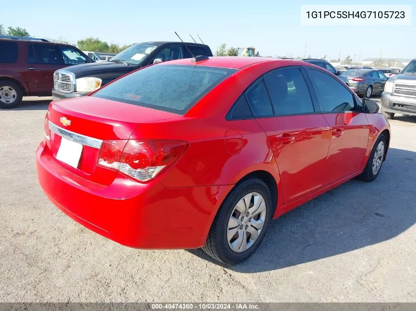 2016 Chevrolet Cruze Limited Ls Auto VIN: 1G1PC5SH4G7105723 Lot: 40474360