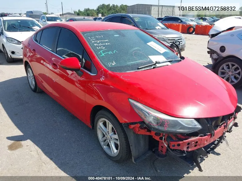 1G1BE5SM4G7258832 2016 Chevrolet Cruze Lt