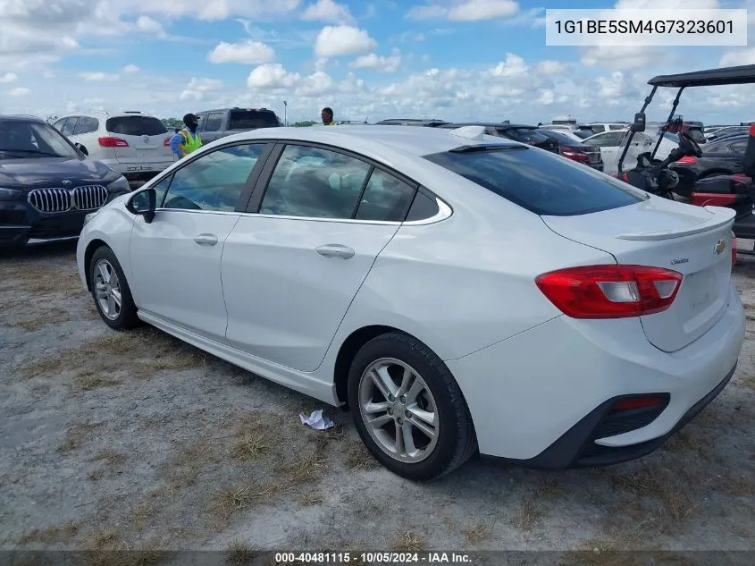 2016 Chevrolet Cruze Lt Auto VIN: 1G1BE5SM4G7323601 Lot: 40481115