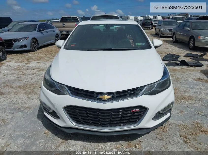 2016 Chevrolet Cruze Lt Auto VIN: 1G1BE5SM4G7323601 Lot: 40481115